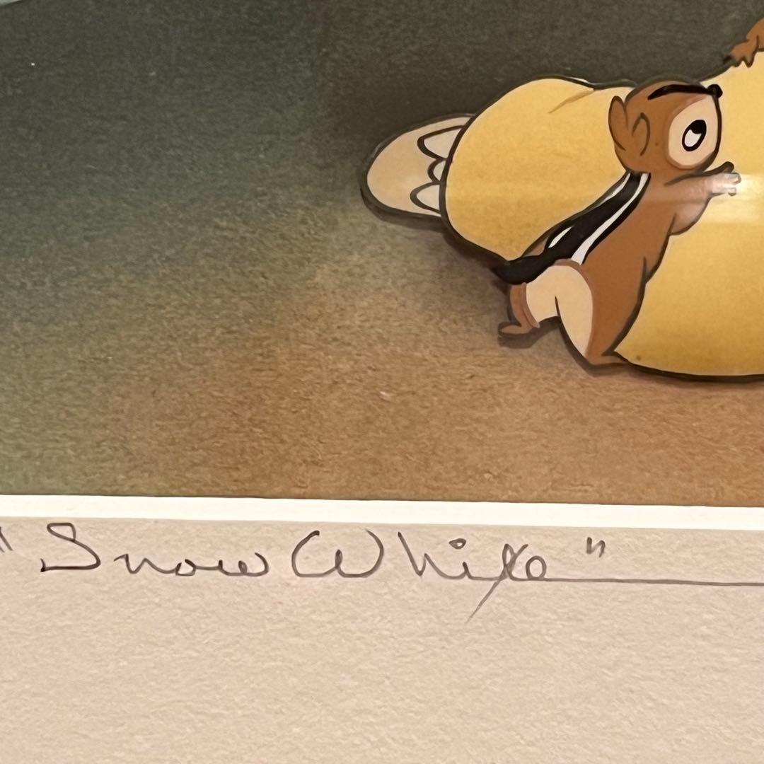 本物　限定　250枚　白雪姫　生セル画　ディズニー　アニメーター　美品　絵画