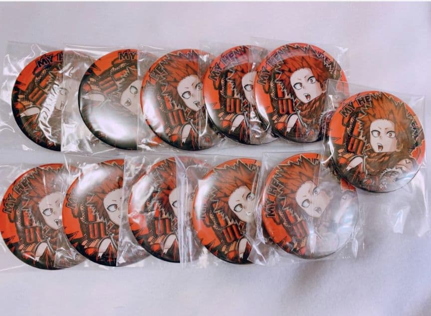 ヒロアカ 原作缶バッジ 原作 缶バッジ キャラバッジ 切島 切島鋭児郎