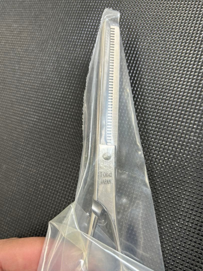 菊王冠 T-C6042トリミングシザー セニング スキバサミ