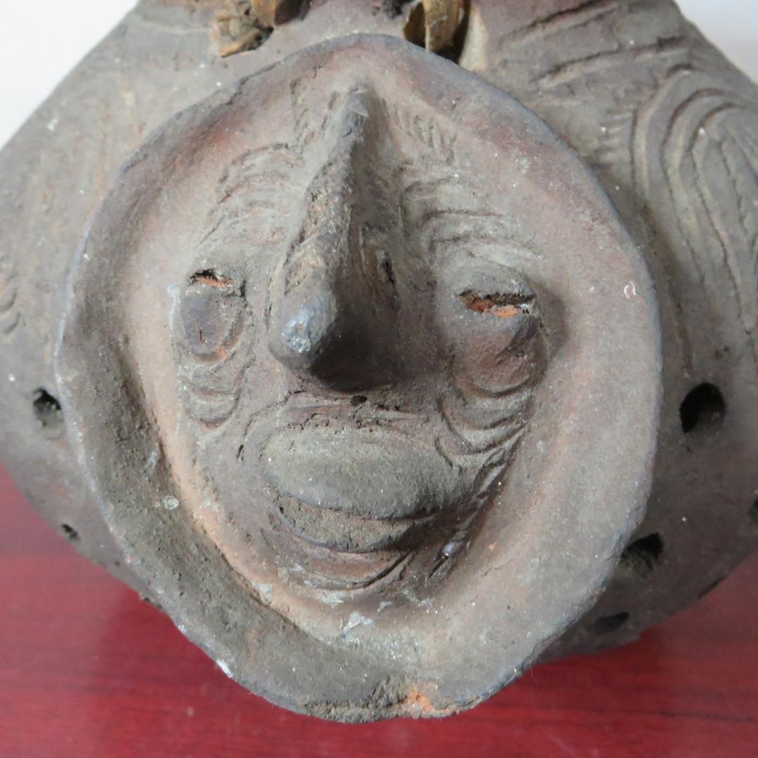 パプアニューギニア 形象土器 燻製容器 東ゼビック州 ディミリ村 希少