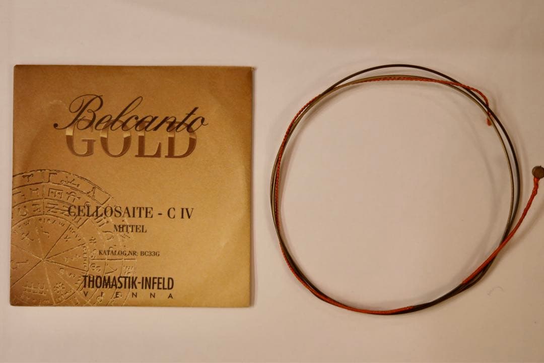 チェロ弦　Belcanto Gold C ベルカントゴールド