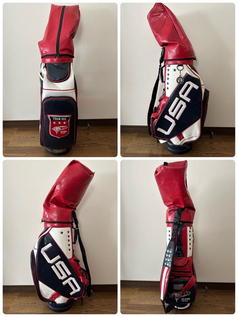 ビームスゴルフ ベルディング キャディバッグ 全米代表モデル ライダーカップ