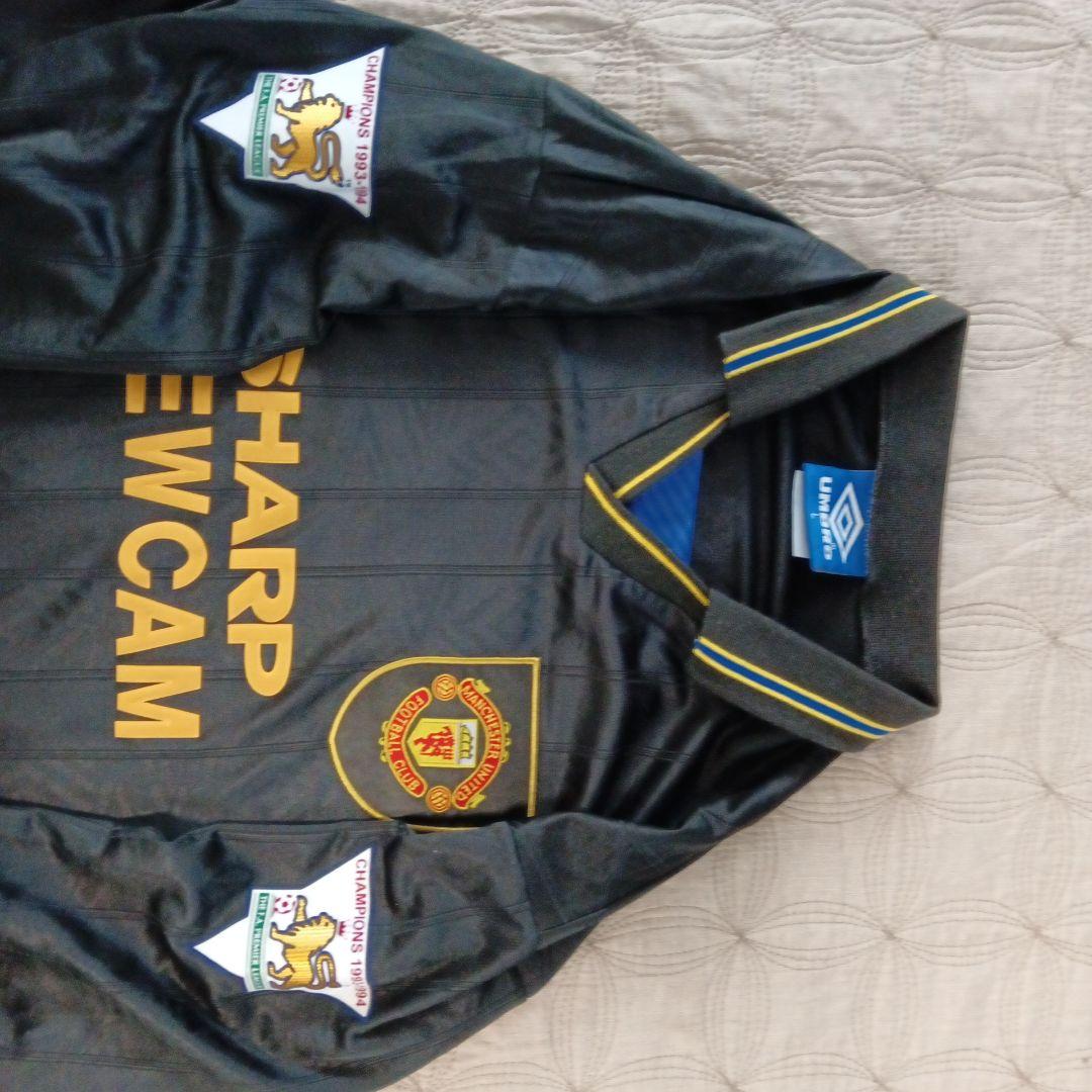 アンブロマンチェスターユナイテッドアウェイシャツ復刻版Lサイズ