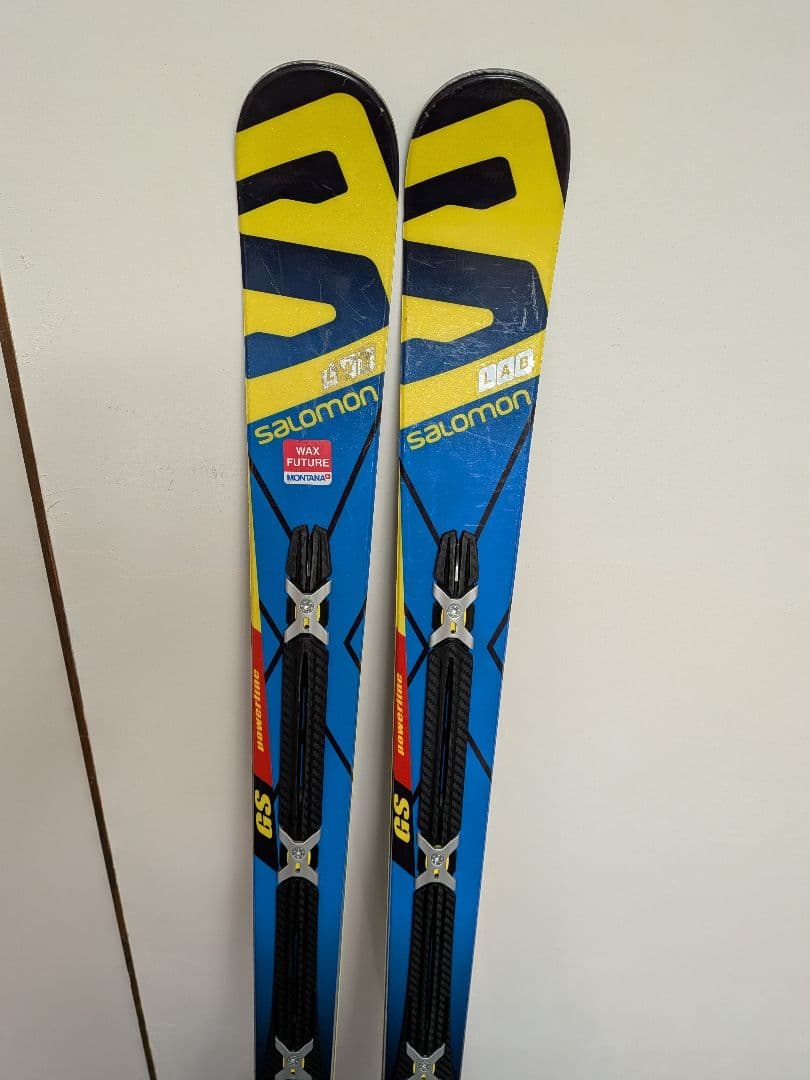 値下げSalomon GS POWER LINE 190cm スキー板 青/黄