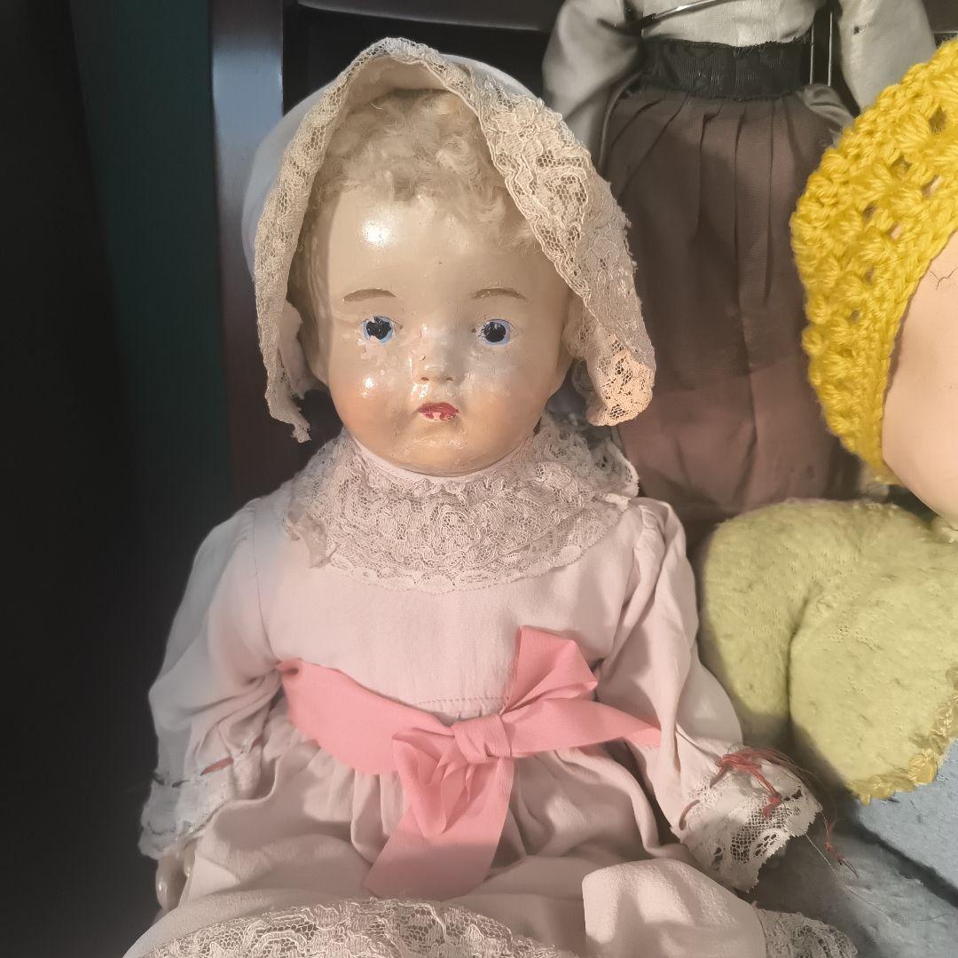 アンティーク　コンポジションドール3体セット