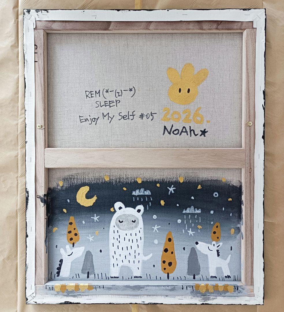 ✿月野乃亜 Unique F15／652×530mm 現代アート26 EM#05