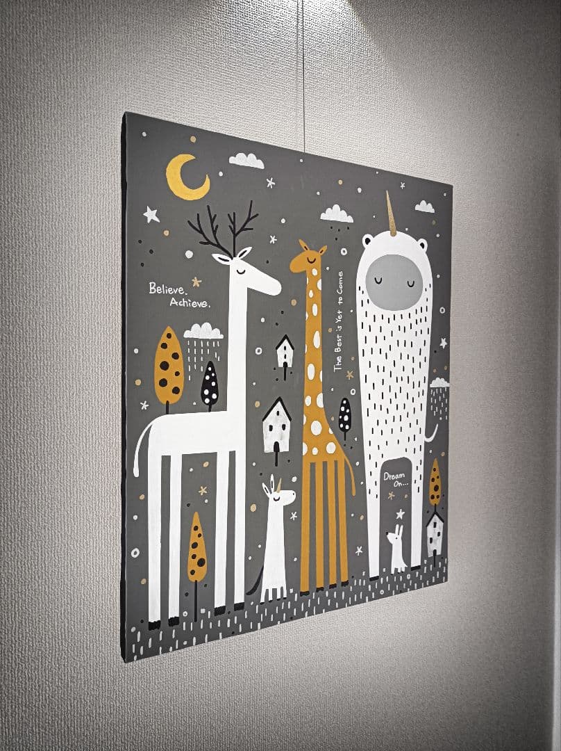 ✿月野乃亜 Unique F15／652×530mm 現代アート26 EM#05