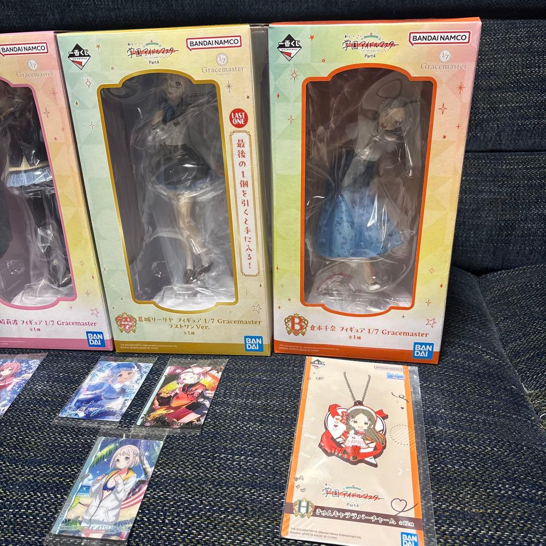 学園アイドルマスター 学マス 一番くじ　フィギュア ラストワン賞 B賞C賞　4