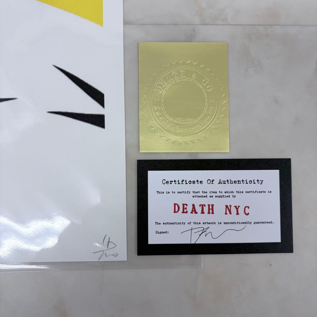 DEATH NYC マリリンモンロー 世界限定100枚 現代アート 直筆サイン