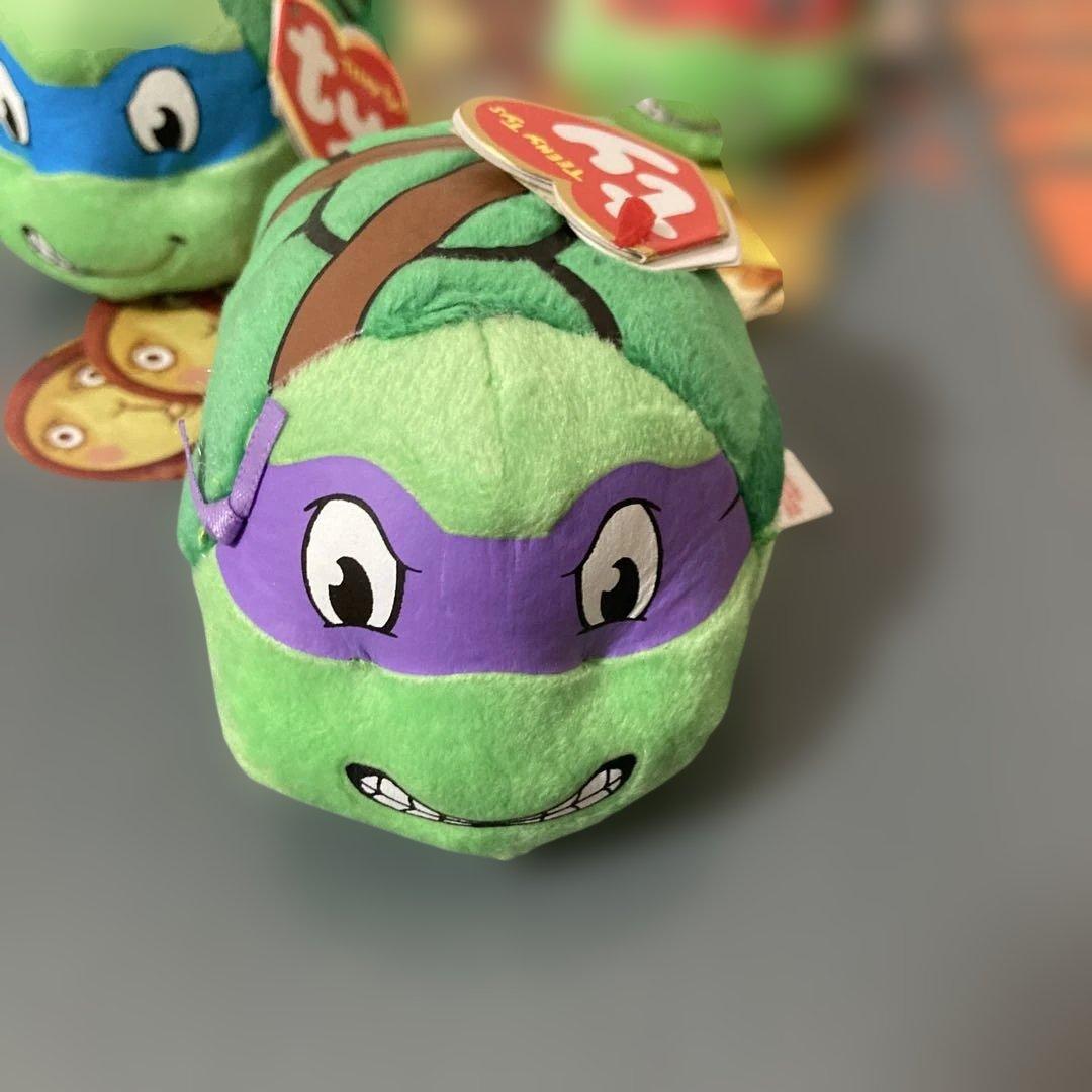 TMNT タートルズ ty ぬいぐるみ　タグ付き　4個セット