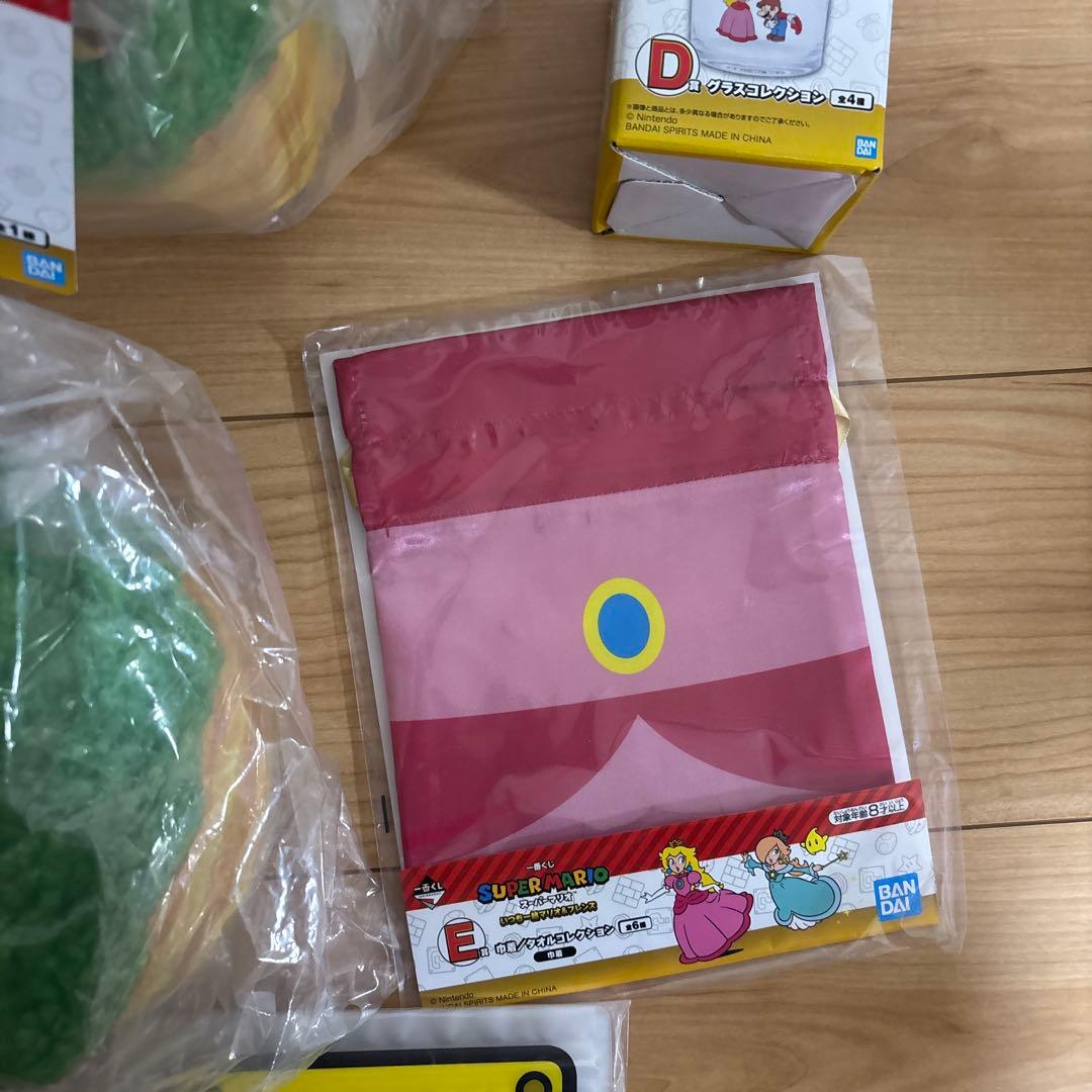 スーパーマリオ　一番くじ　B賞、D賞、E賞、G賞、ラストワン賞