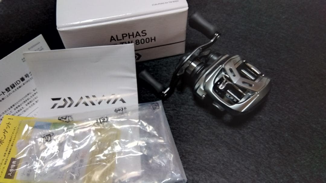 ダイワ アルファス SV TW800H 今月購入！試投げのみ！2021年モデル