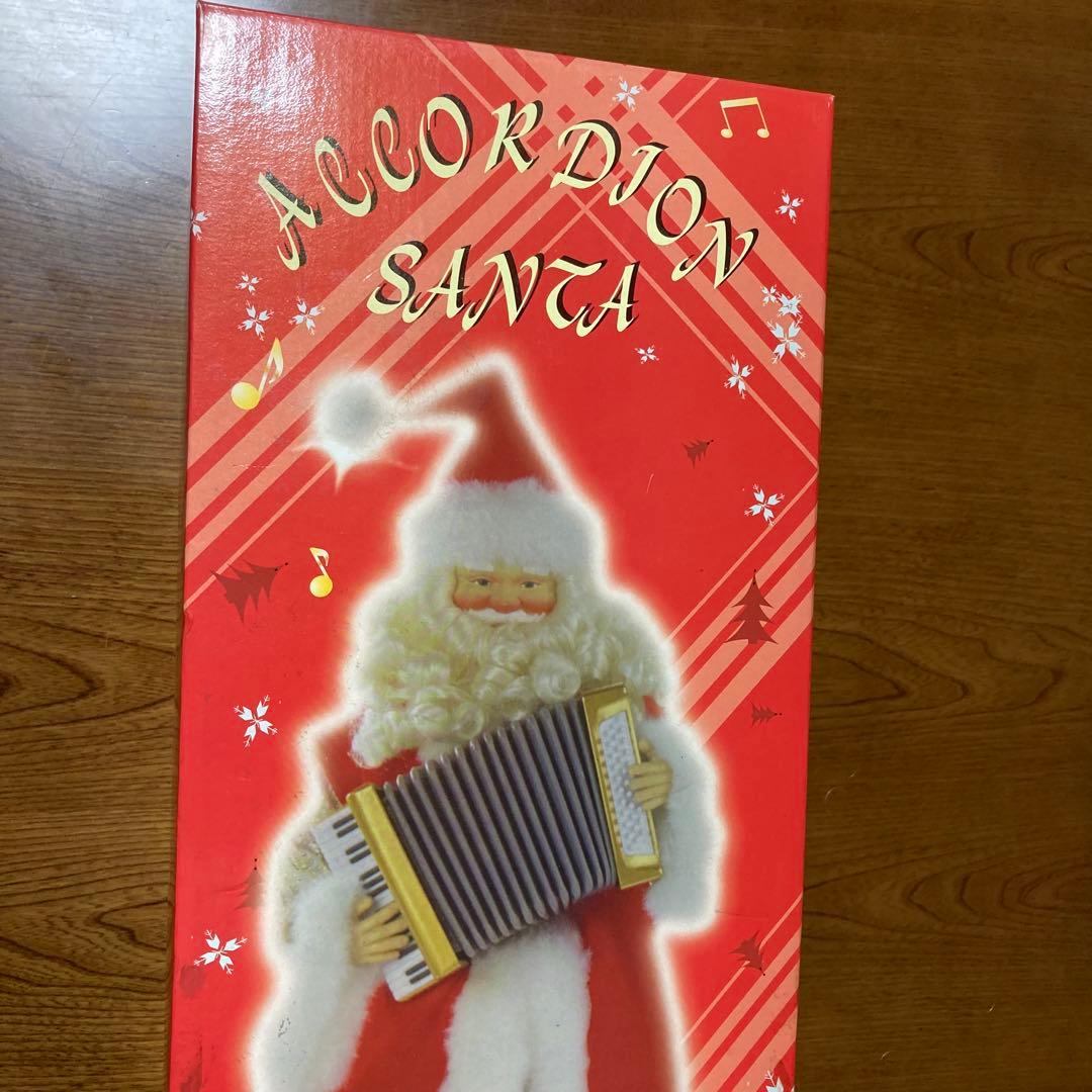 動作未確認　動く人形　ACCORDION　SANTA　アコーディオン　サンタ人形