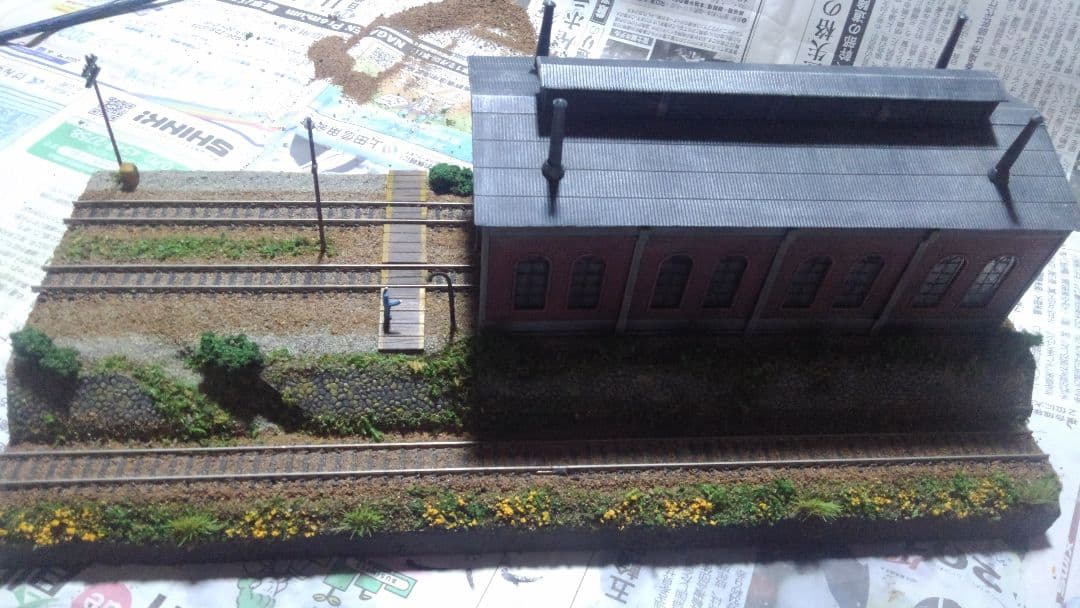 専用出品❗️✨HG仕上げ✨レンガ造り機関庫展示用ケース付き✨３線仕様❗