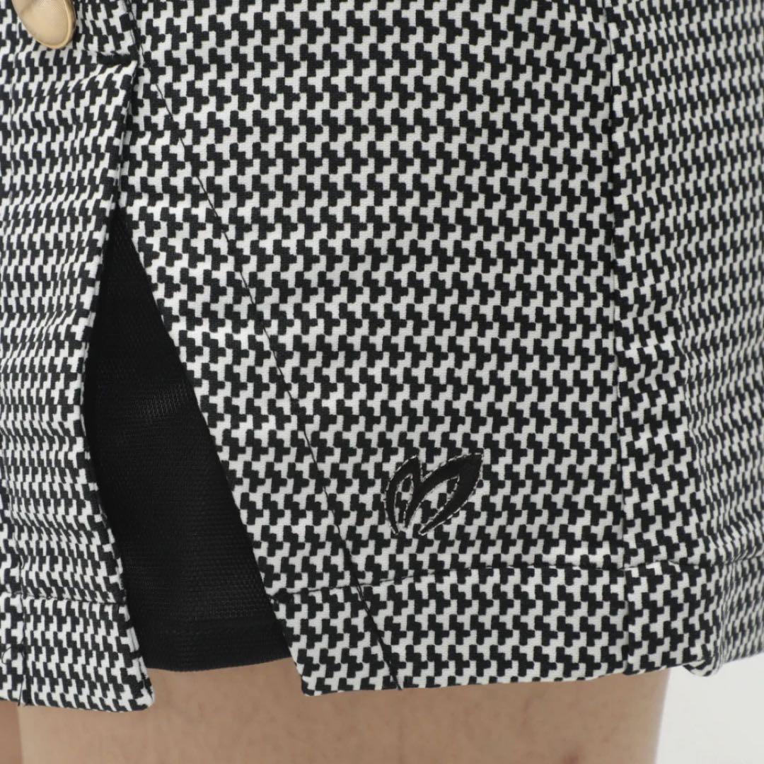 ドビーカルゼ ソフトタンブラーストレッチ 変形千鳥柄　新品