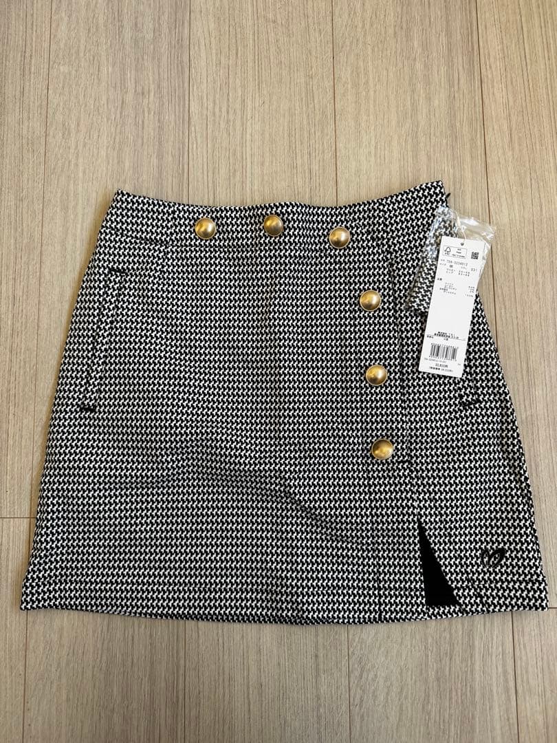 ドビーカルゼ ソフトタンブラーストレッチ 変形千鳥柄　新品