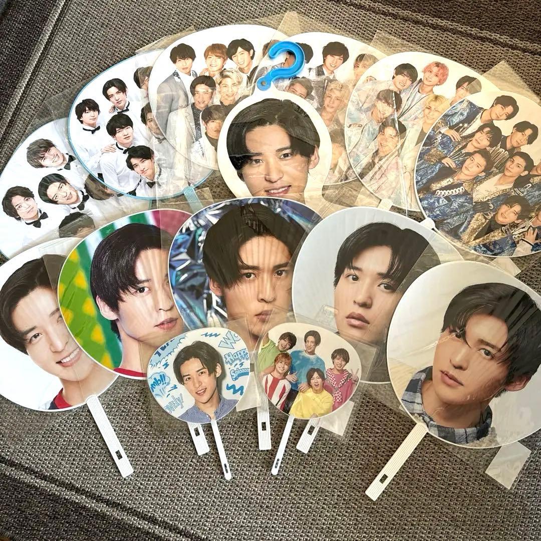 Man 目黒蓮　うちわ　エロハン　セット