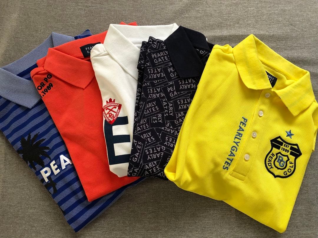 PEARLY GATES ポロシャツ5枚セット