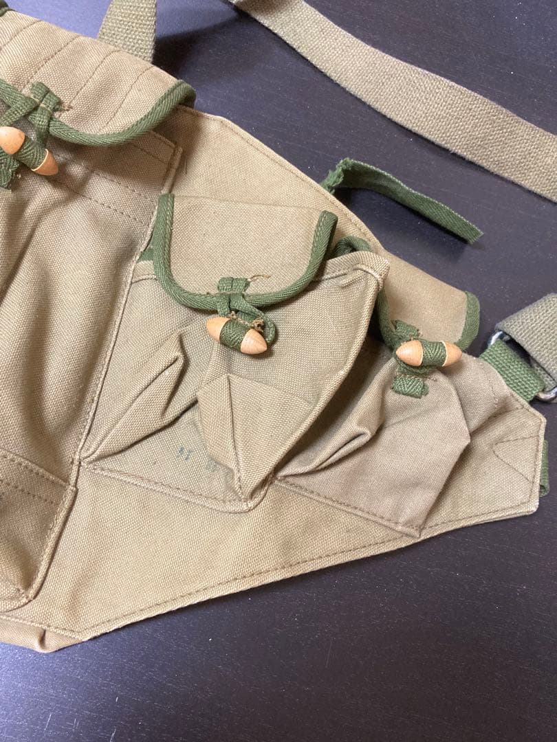 AK47用　マガジンポーチ　チェストリグ　中国軍　実物？　ナム戦