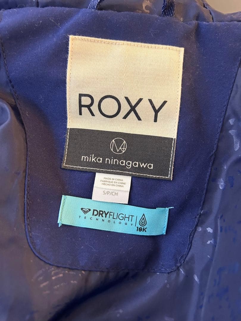 極美品ROXYロキシー蜷川実花コラボ限定デニム花柄Sフラワー紺ピンクネイビー