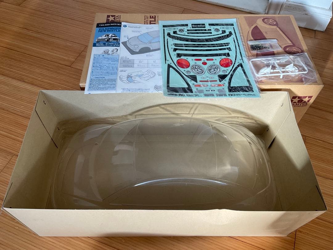TAMIYA VOLKSWAGEN NEW BEETLE ボディパーツセット