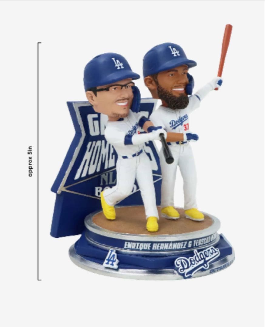 テオスカー、キケ・ヘルナンデス ポストシーズン第5戦ホームラン記念 ボブルヘッド
