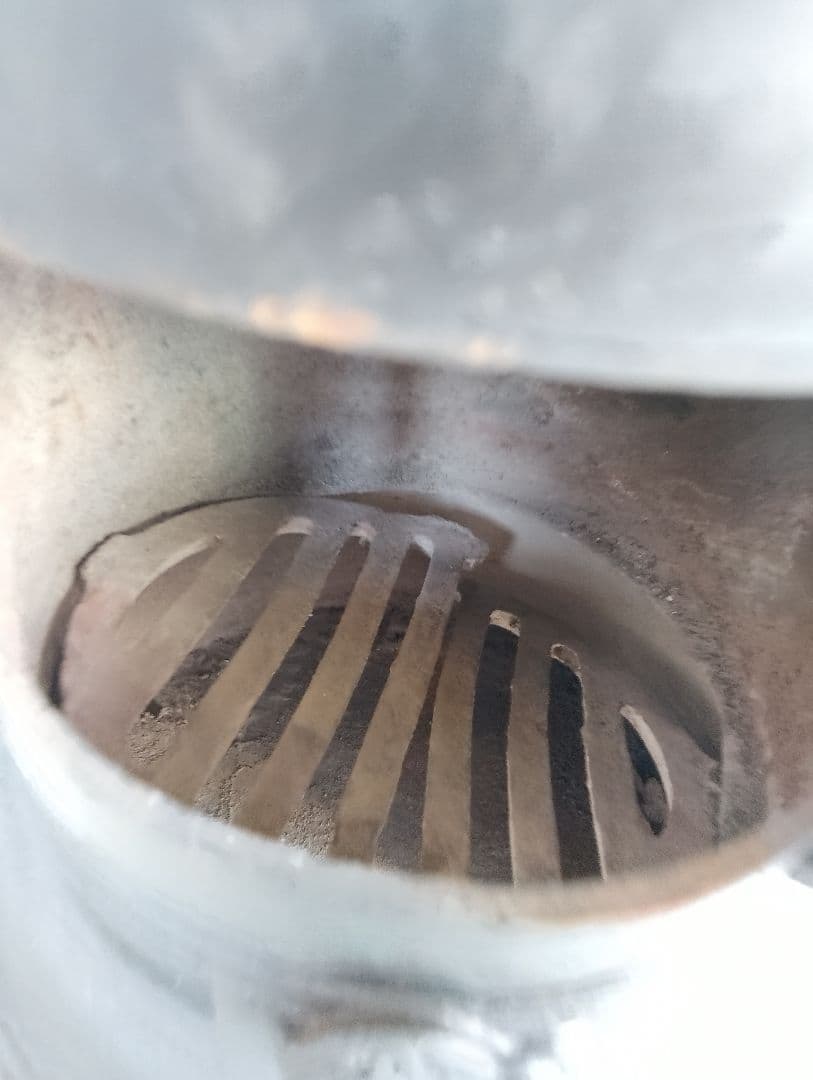 ストーブ フランス　鋳物 鉄製 シャビー レトロ ヴィンテージ(よ87)