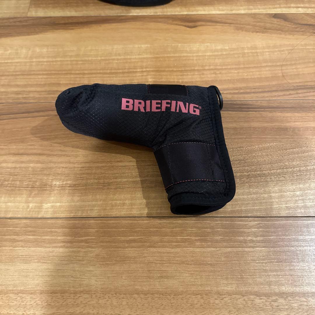 BRIEFING キャディバッグ 黒　ヘッドカバーセット