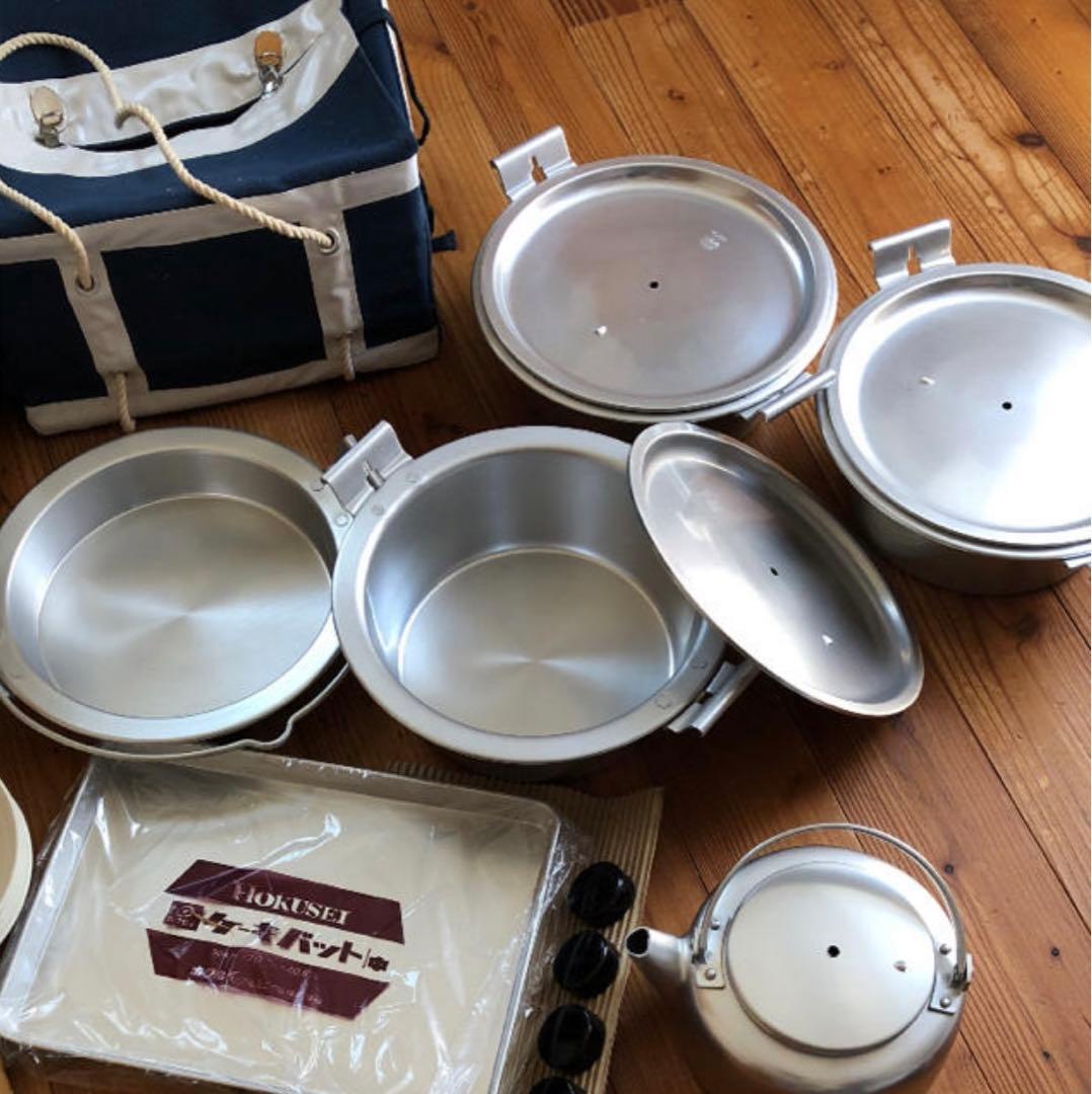 レトロ キャンプバーベキューセット