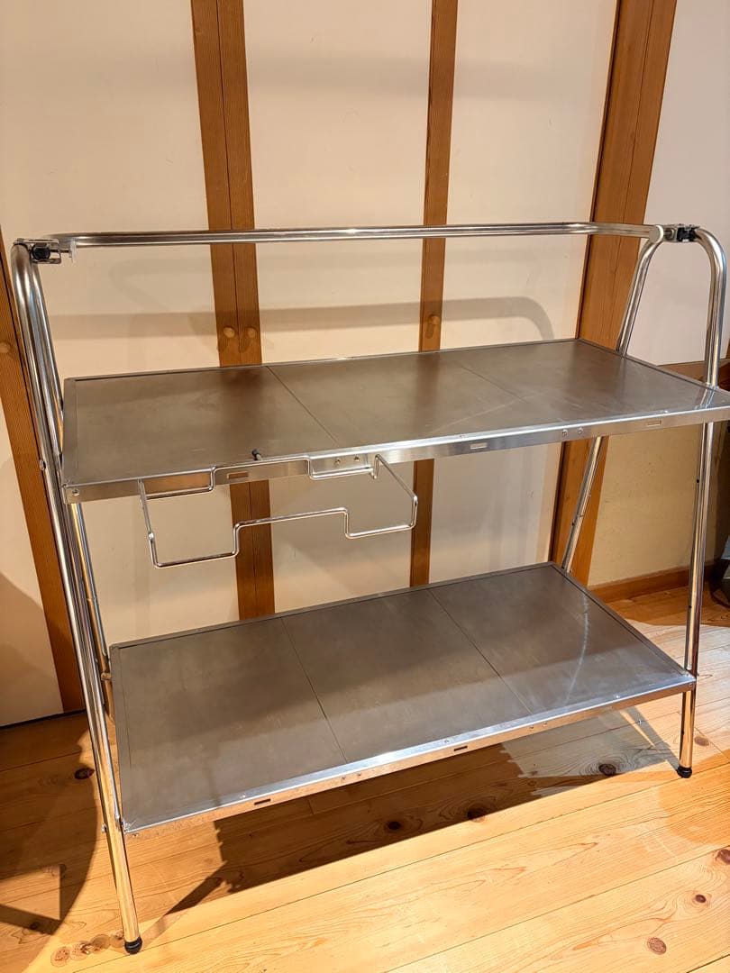 スノーピーク ステンレスキッチンテーブル キャリーバッグx2+ガビングフレーム付