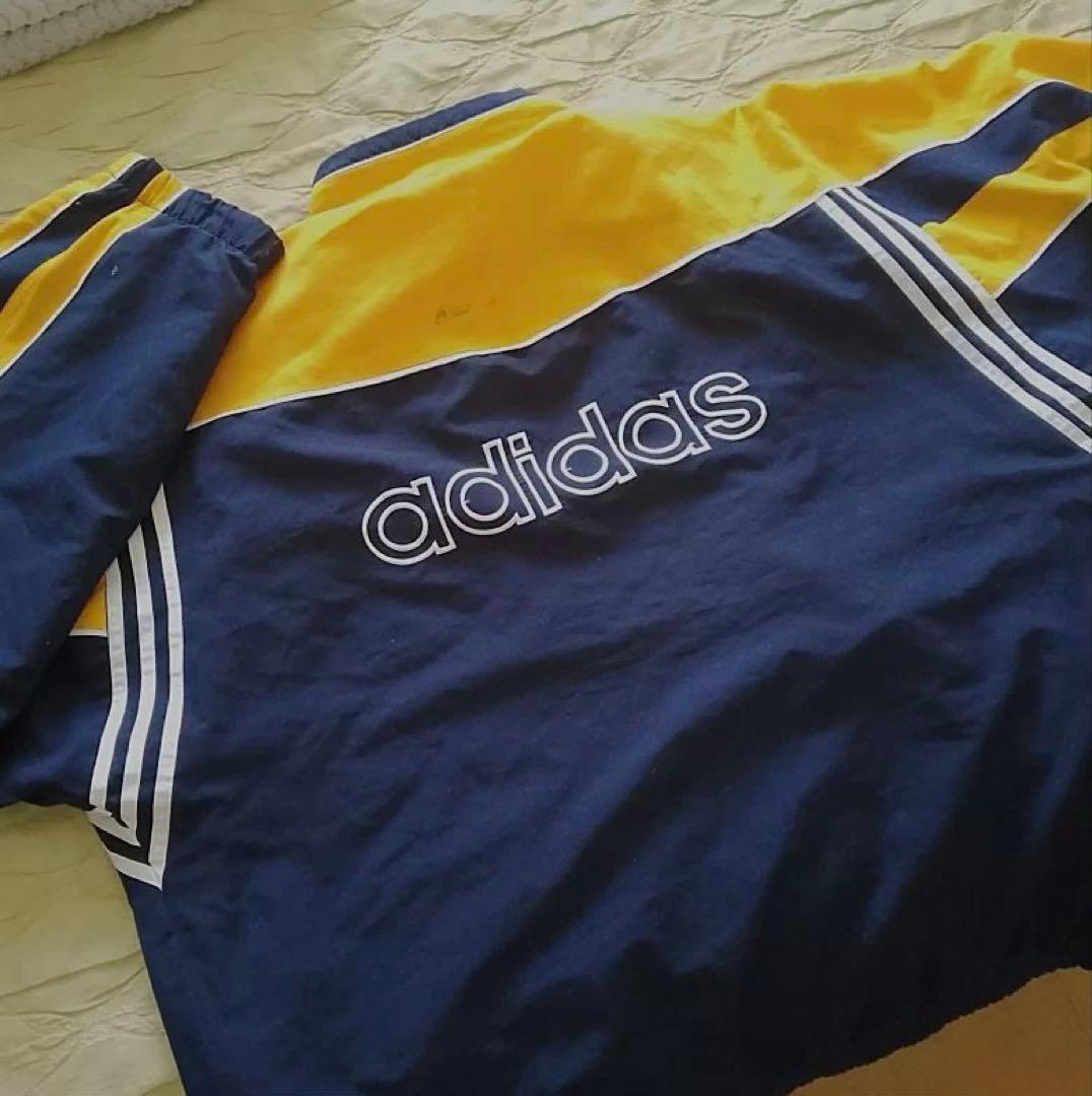 コ*キ様 adidas 90s ナイロンジャケット Eve underblue