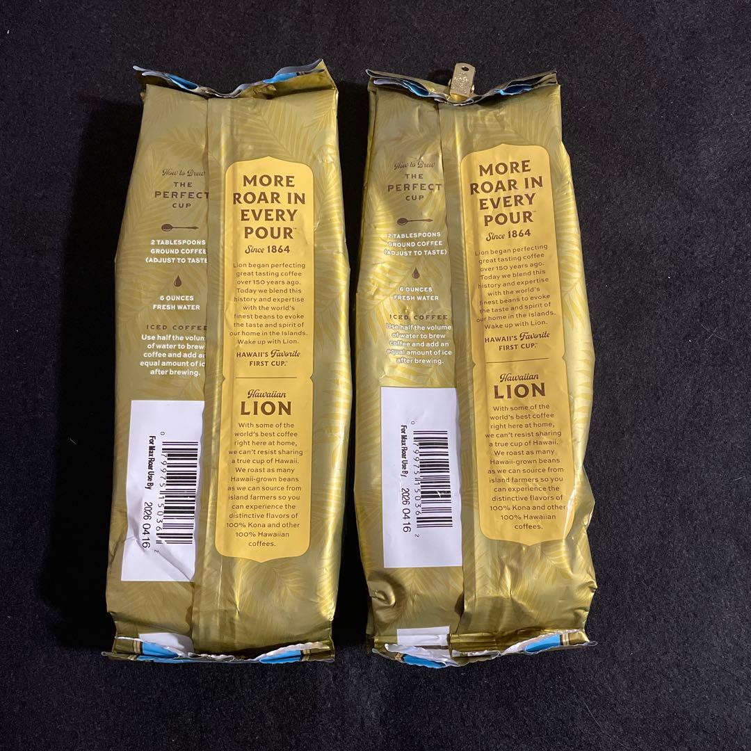 ライオン コナコーヒー 100% 粉タイプ　2袋