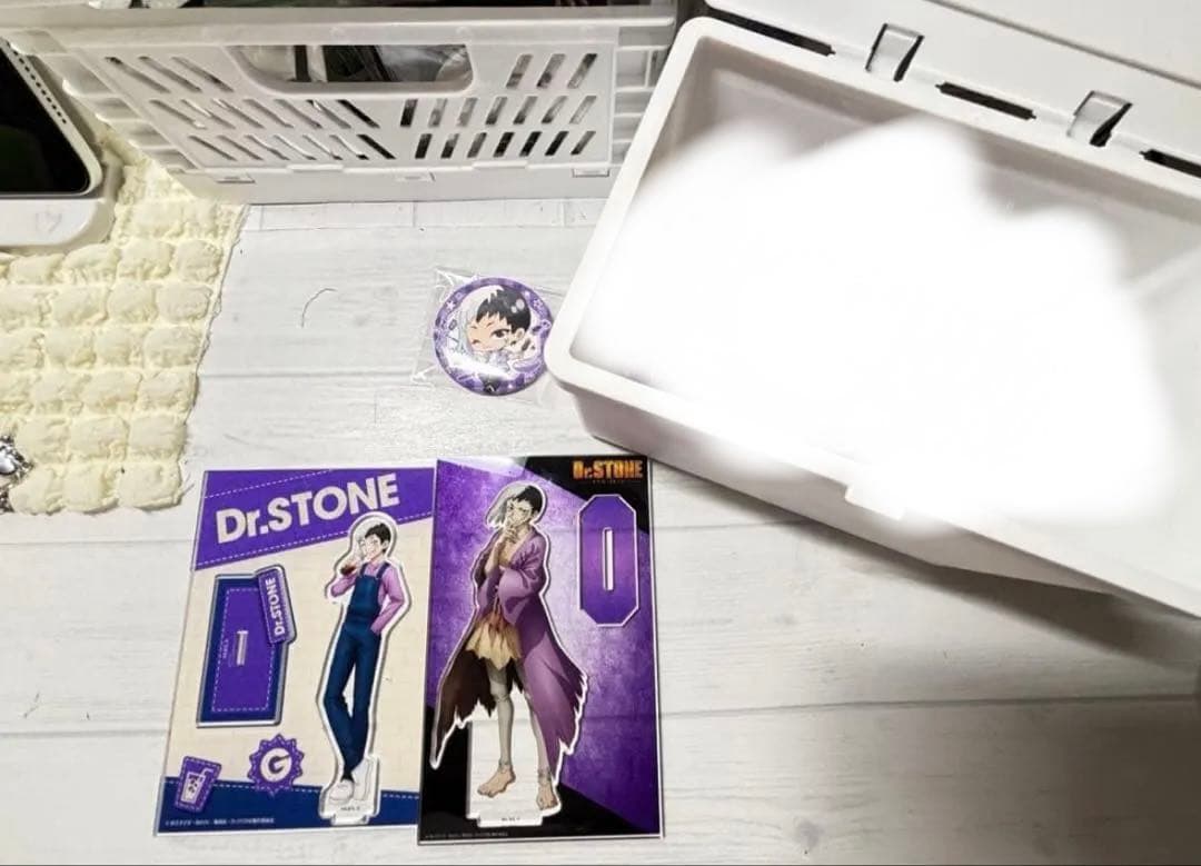 Dr.STONE あさぎりゲン アクリルスタンド＆缶バッジ 30個セット