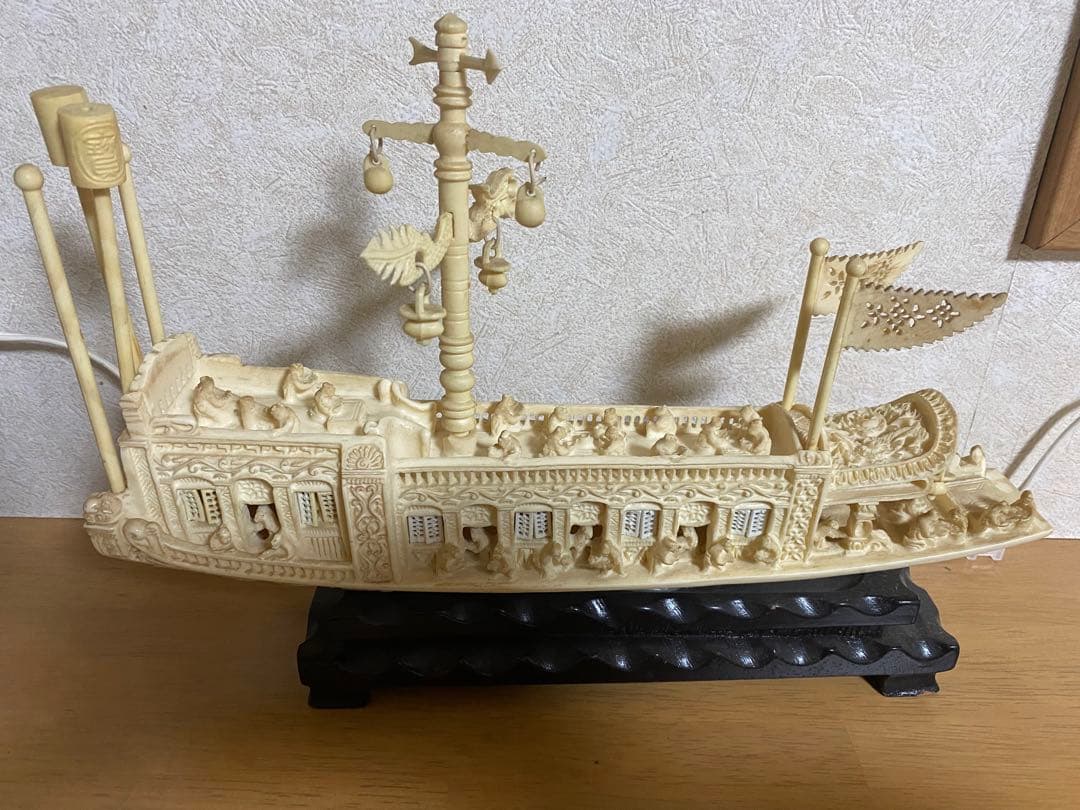 置物　宝船　中国美術　アンティーク　古美術　工芸品