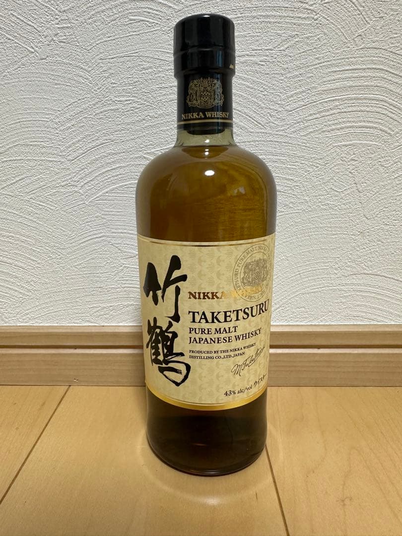 NIKKA 竹鶴 ピュアモルトウイスキー 43%