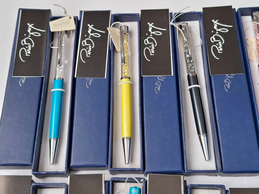 未使用　１４本セット　スワロフスキー　パリスビジュー　ボールペン