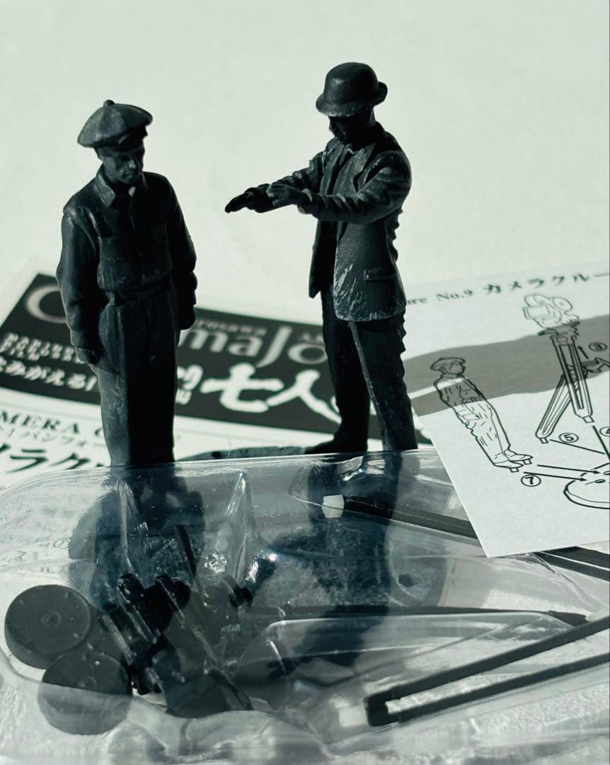 よみがえる巨匠の現場　七人の侍編　黒澤明　海洋堂　モノクロ8種セット