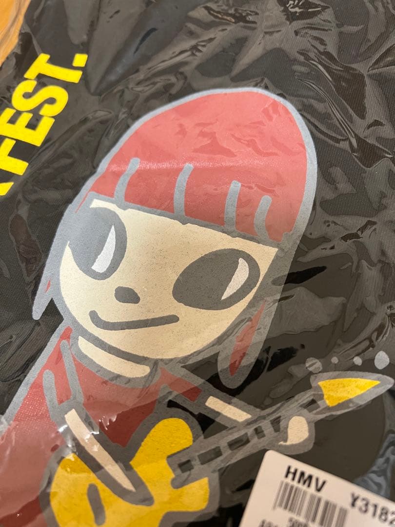 奈良美智のTシャツ(BLACK)2021