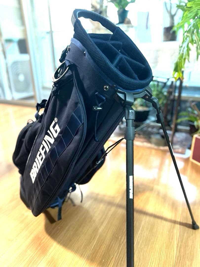 BRIEFING 1000D CR-4 ネイビー スタンドキャディバッグ 極美品