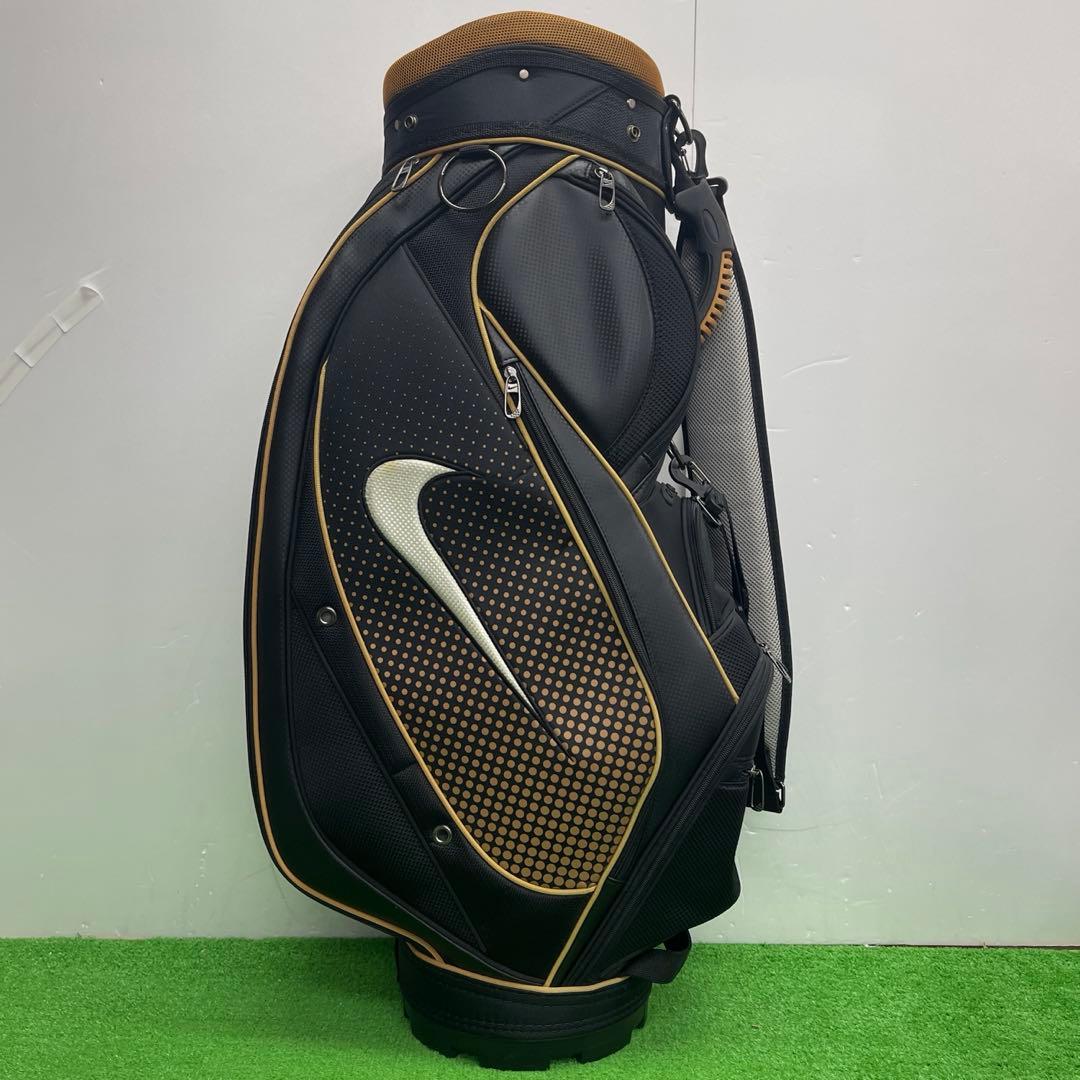 NIKE GOLF キャディバッグ 9インチ ゴルフバッグ 黒
