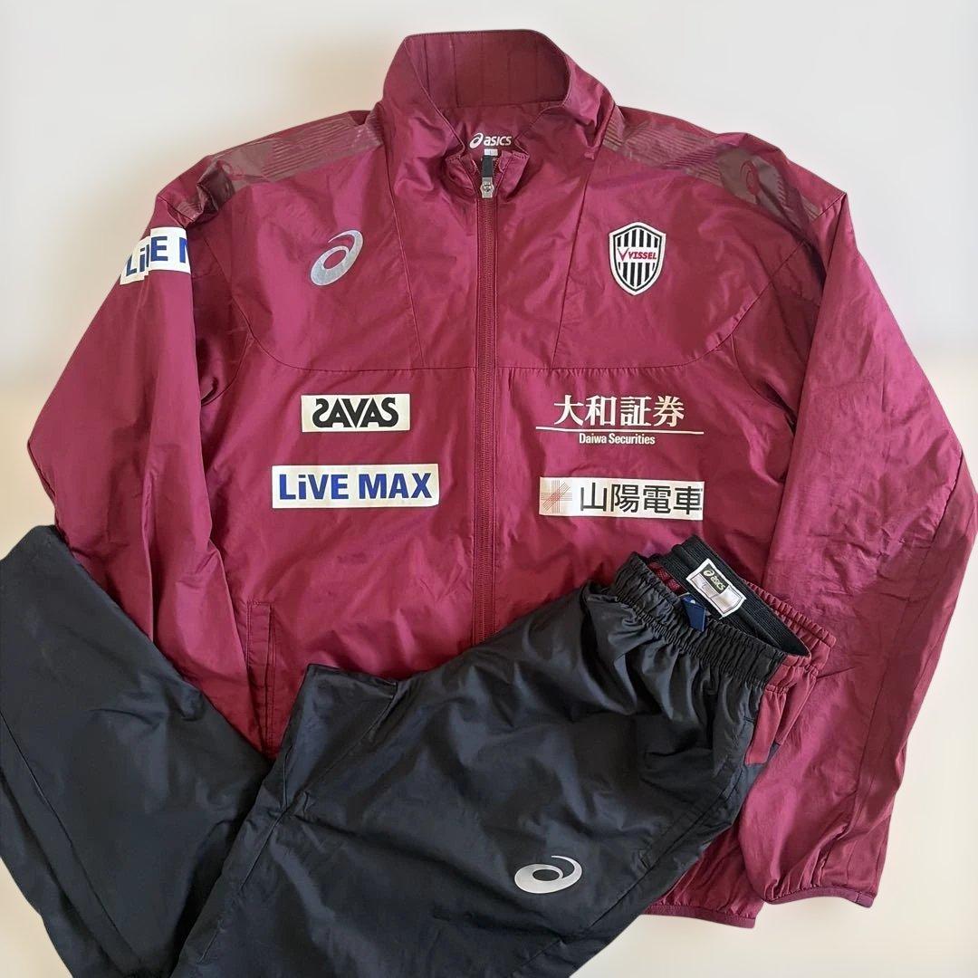 【レア美品】支給品　ヴィッセル神戸　トレーニングウェア上下　Lサイズ