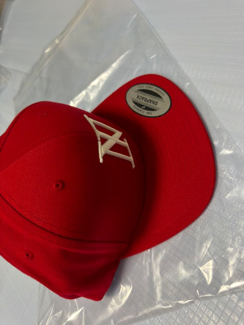 The BONEZ 未使用ロゴキャップ　レッド