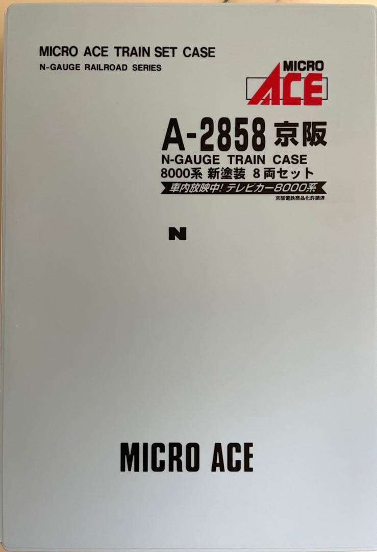 MICROACE A-2858 京阪8000系新塗装テレビカー8両編成セット