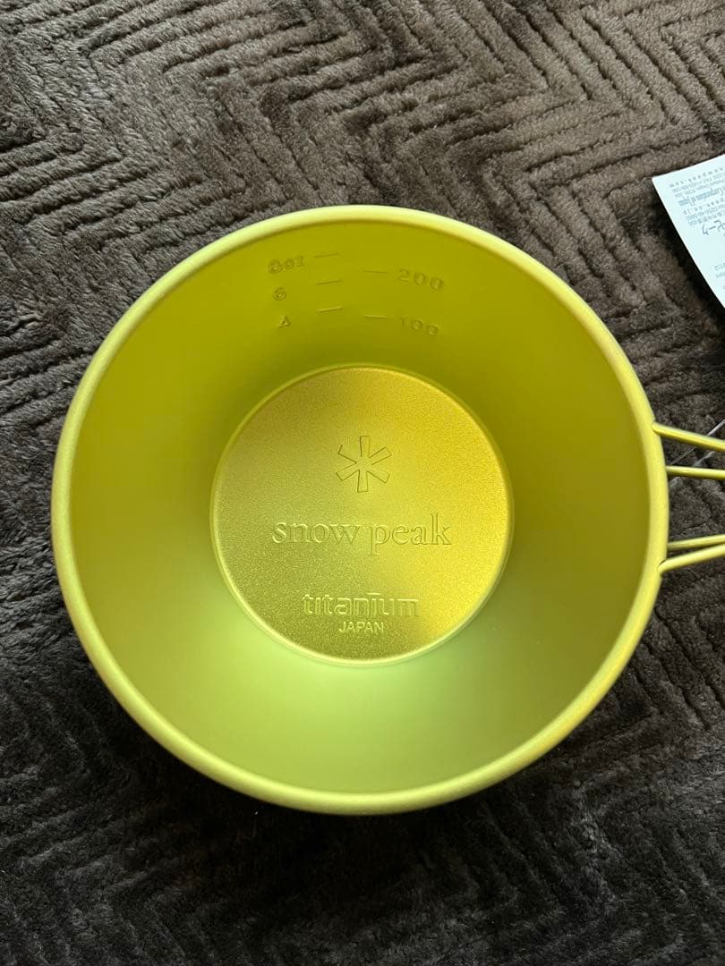 スノーピーク　限定チタンシェラカップ