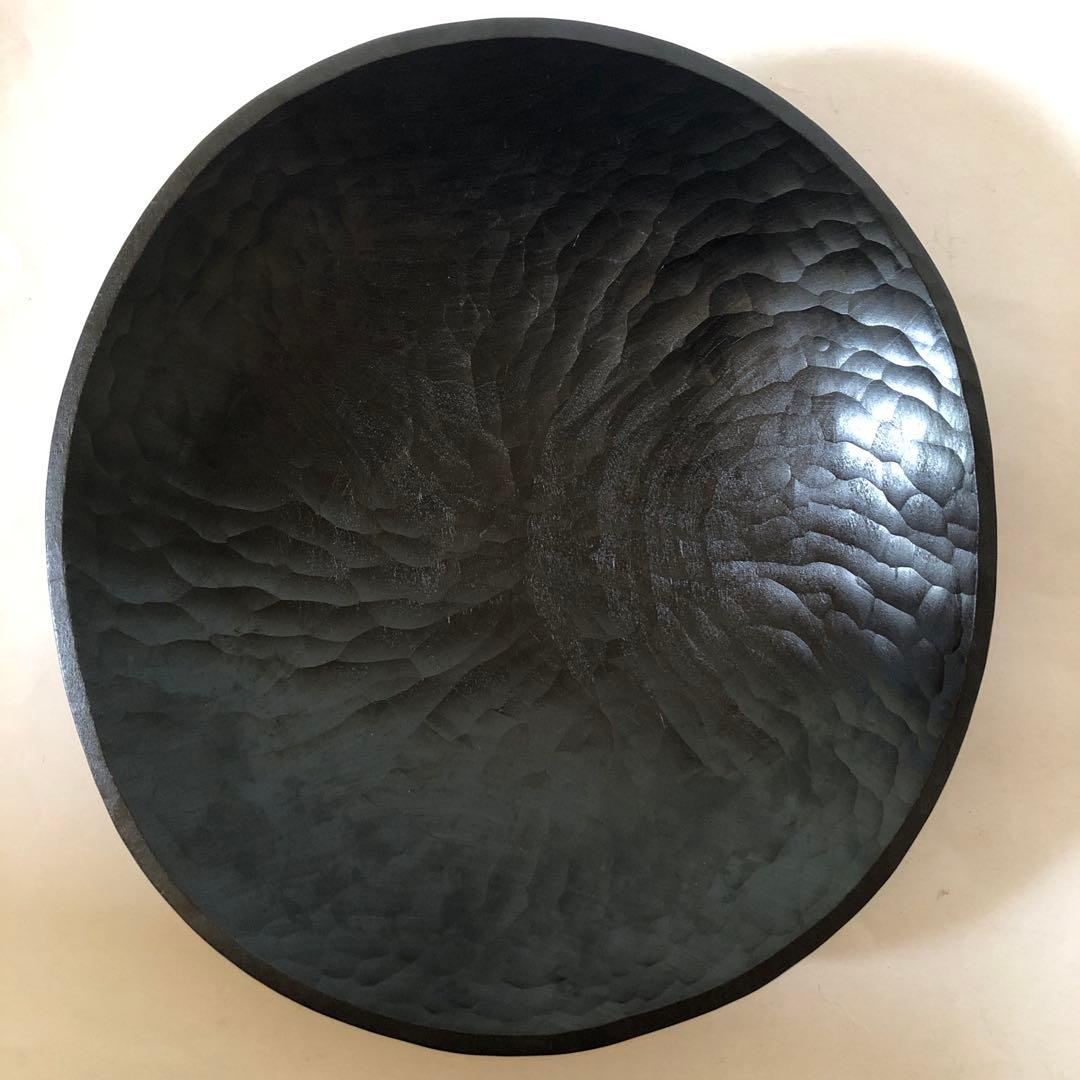 三谷龍二　黒漆の大鉢　Noir bowl