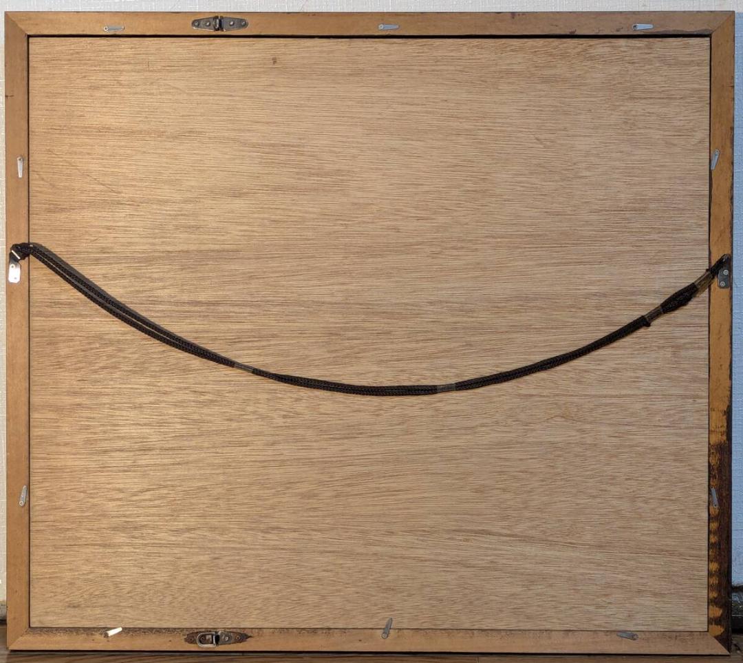 【真作】絵画　中澤登代　日本画10号　咲き誇るカトレア　箱入　Z20