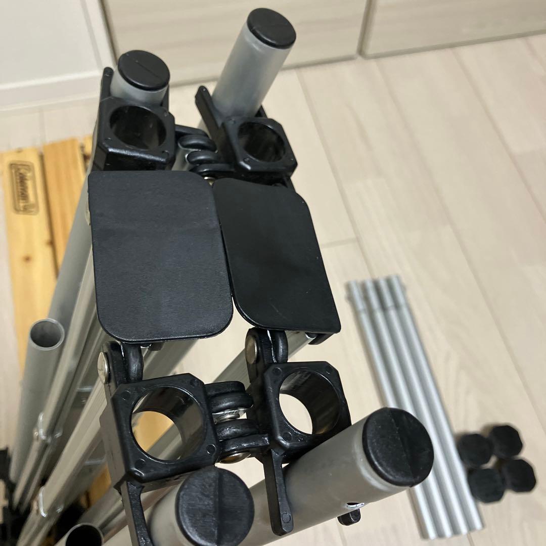 最終値下げ！Coleman☆ナチュラルウッドロールテーブル120