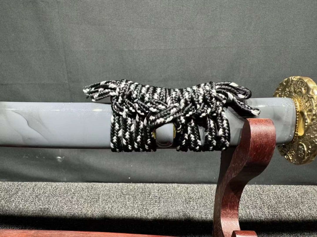 1062-武具 刀装具 日本刀　模造刀 居合刀 武士道 武蔵 鑑賞用 手鍛造打