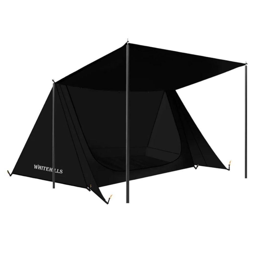 希少　White Hills パップテント　ソロテント　ブラック
