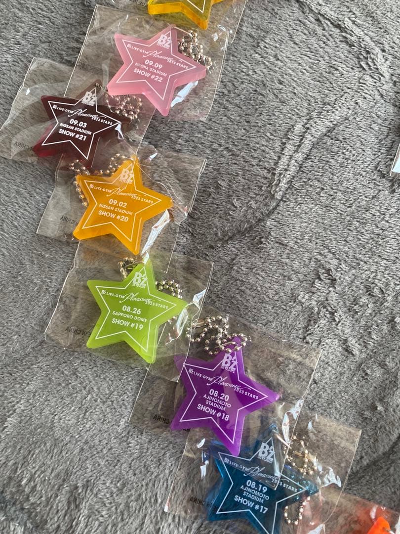 B'z pleasure2023 stars チャームコンプリートセット